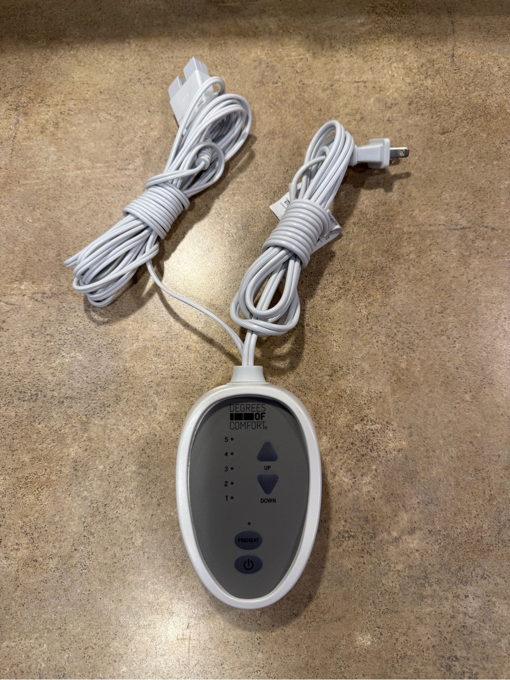 Degrees of Comfort Electric Heated Blanket Pad Controller Control SCMP 2.5.1